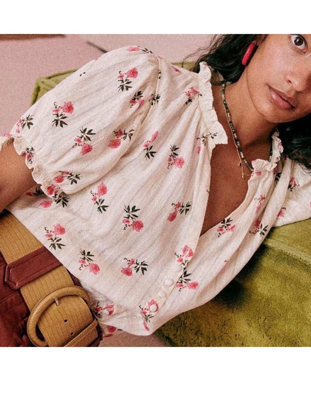 Sezane Ema Shirt Size 2